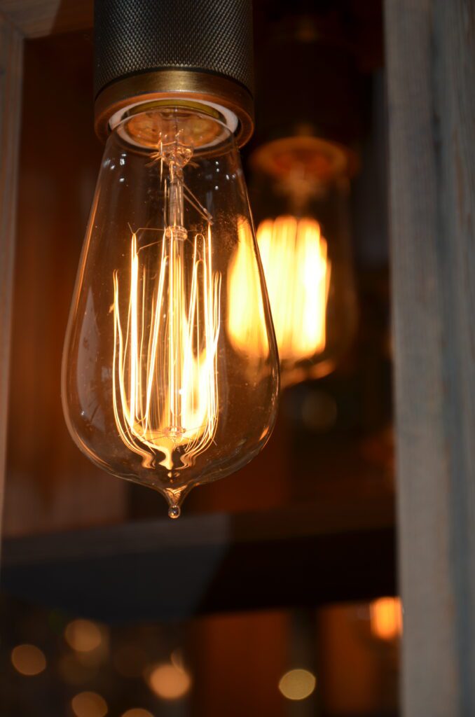 Edison style lightbulb
